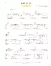 télécharger la partition d'accordéon Breathe (Chant : Faith Hill) (Slow) au format PDF
