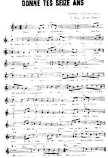 scarica la spartito per fisarmonica Donnes tes seize ans (Arrangement : Gérard Merson) in formato PDF