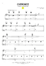 scarica la spartito per fisarmonica Cherokee (Indian love song) (Jazz Swing) in formato PDF