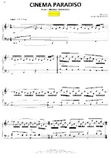 scarica la spartito per fisarmonica Cinema Paradiso theme (Instrumentale) in formato PDF