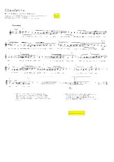 télécharger la partition d'accordéon Claudette (Boléro) au format PDF