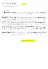 télécharger la partition d'accordéon Cold Cold heart (Slow / Fox-Trot) au format PDF