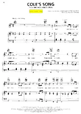 télécharger la partition d'accordéon Cole's Song (Du Film : Mr Holland's opus) (Chant : Julian Lennon) (Slow) au format PDF