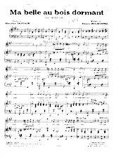 télécharger la partition d'accordéon Ma belle au bois dormant (Chant : Luis Mariano / Rudy Hirigoyen / Adrien Adrius / Jean Patart) (Fox Sérénade) au format PDF
