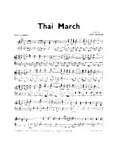 télécharger la partition d'accordéon Thai March au format PDF