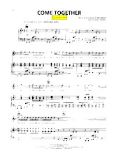 télécharger la partition d'accordéon Come together (Interprètes : The Beatles) (Slow) au format PDF