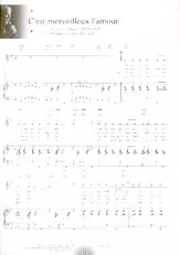 télécharger la partition d'accordéon C'est merveilleux l'amour (Pop) au format PDF