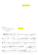 télécharger la partition d'accordéon Crazy (Chant : Patsy Cline) (Slow) au format PDF