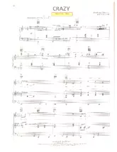 télécharger la partition d'accordéon Crazy (Chant : Patsy Cline) (Slow) au format PDF