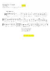 télécharger la partition d'accordéon Cripple Creek (Bluegrass) au format PDF