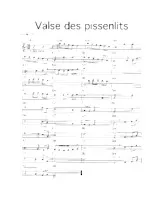 télécharger la partition d'accordéon Des pissenlits par la racine (Valse) (Relevé) au format PDF