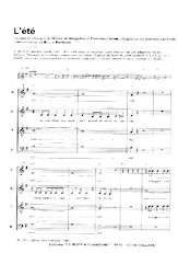 télécharger la partition d'accordéon L'été (Morango do Nordeste) (Adaptation de : Bernard Lavilliers) (Harmonisation de : Bruno Berthelat) au format PDF