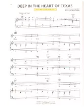 télécharger la partition d'accordéon Deep in the heart of Texas (Chant : Gene Autry) (Quickstep Linedance) au format PDF
