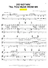 télécharger la partition d'accordéon Do nothin' till you hear from me (Chant : Abbey Lincoln) (Slow) au format PDF