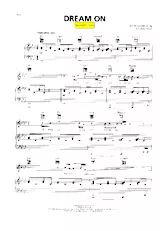 télécharger la partition d'accordéon Dream on (Interprètes : Aerosmith) (Slow) au format PDF