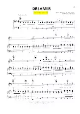 télécharger la partition d'accordéon Dreamer (Chant : John Keating) (Disco Rock) au format PDF