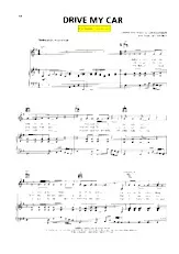scarica la spartito per fisarmonica Drive my car (Interprètes : The Beatles) (Country Rock) in formato PDF
