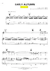 télécharger la partition d'accordéon Early Autumn (Chant : Ella Fitzgerald) (Slow) au format PDF