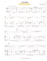 descargar la partitura para acordeón Elvira (Interprètes : Oak Ridge Boys) (Slow Fox-Trot) en formato PDF