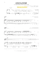 télécharger la partition d'accordéon Footloose (Du Film: Footloose) (Chant : Kenny Loggins) (Swing Rock and Roll) au format PDF