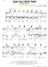 télécharger la partition d'accordéon For the first time (Du Film : One fine day) (Chant : Kenny Loggins) (Slow) au format PDF