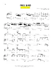 descargar la partitura para acordeón Free bird (Interprètes : Lynyrd Skynyrd) (Slow Rock) en formato PDF