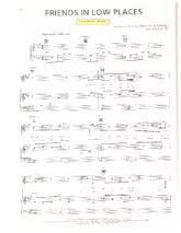 télécharger la partition d'accordéon Friends in low places (Chant : Garth Brooks) (Rumba) au format PDF