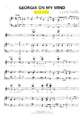 descargar la partitura para acordeón Georgia on my mind (Chant : Ray Charles) (Slow Blues) en formato PDF