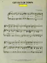 télécharger la partition d'accordéon Get out of town (Chant : Rosemary Clooney) (Slow Fox-Trot) au format PDF