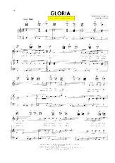 download the accordion score Gloria (Interprètes : Them) (Swing Madison) (Disco Rock) in PDF format