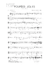descargar la partitura para acordeón Poupées jolies (Fox Gai) en formato PDF