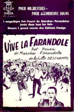 télécharger la partition d'accordéon Vive la farandole (Pot pourri de Marches Farandoles) au format PDF