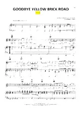 descargar la partitura para acordeón Goodbye Yellow Brick Road (Rumba) en formato PDF