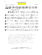 scarica la spartito per fisarmonica Greensleeves (Chant : Vince Guaraldi) (Valse Lente) in formato PDF