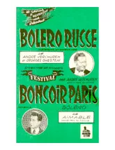 descargar la partitura para acordeón Boléro Russe (Orchestration Complète) en formato PDF