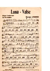 télécharger la partition d'accordéon Luna Valse au format PDF