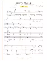 télécharger la partition d'accordéon Happy trails (Chant : Roy Rogers) (Rumba) au format PDF