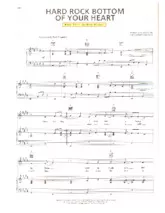 télécharger la partition d'accordéon Hard rock bottom of your heart (Chant : Randy Travis) (Quickstep Linedance) au format PDF