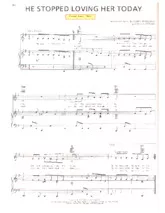 scarica la spartito per fisarmonica He stopped loving her today (Chant : George Jones) (Slow) in formato PDF