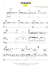 télécharger la partition d'accordéon Heaven (Slow Rock) au format PDF