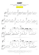 télécharger la partition d'accordéon Hurt (Chant : Christina Aguilera) (Slow) au format PDF