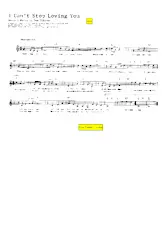 download the accordion score I can't stop loving you (Chant : Conway Twitty) (Slow) in PDF format