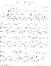 scarica la spartito per fisarmonica Ave Maria (Solo de soprano et orgue) (Arrangement de Paul Delafosse) (Partie Piano Orgue) in formato PDF