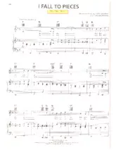download the accordion score I fall to pieces (Chant : Patsy Cline) (Boléro) in PDF format