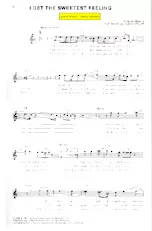 télécharger la partition d'accordéon I get the sweetest feeling (Chant : Jackie Wilson) (Swing Madison) au format PDF