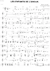 download the accordion score Les enfants de l'amour (Arrangement : Gérard Merson) (Valse) in PDF format