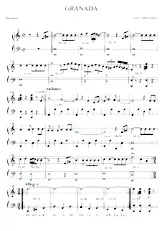 download the accordion score Granada in PDF format