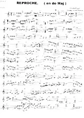 download the accordion score Reproche (Arrangement : Gérard Merson) (Valse) in PDF format