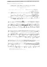 télécharger la partition d'accordéon Lorsque l'on veut plaire à la cour (Couplets extraits de Monsieur de la Palisse) (Pour Piano) au format PDF