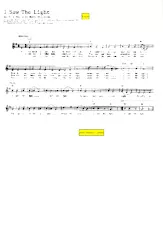 download the accordion score I saw the light (Cajun) in PDF format